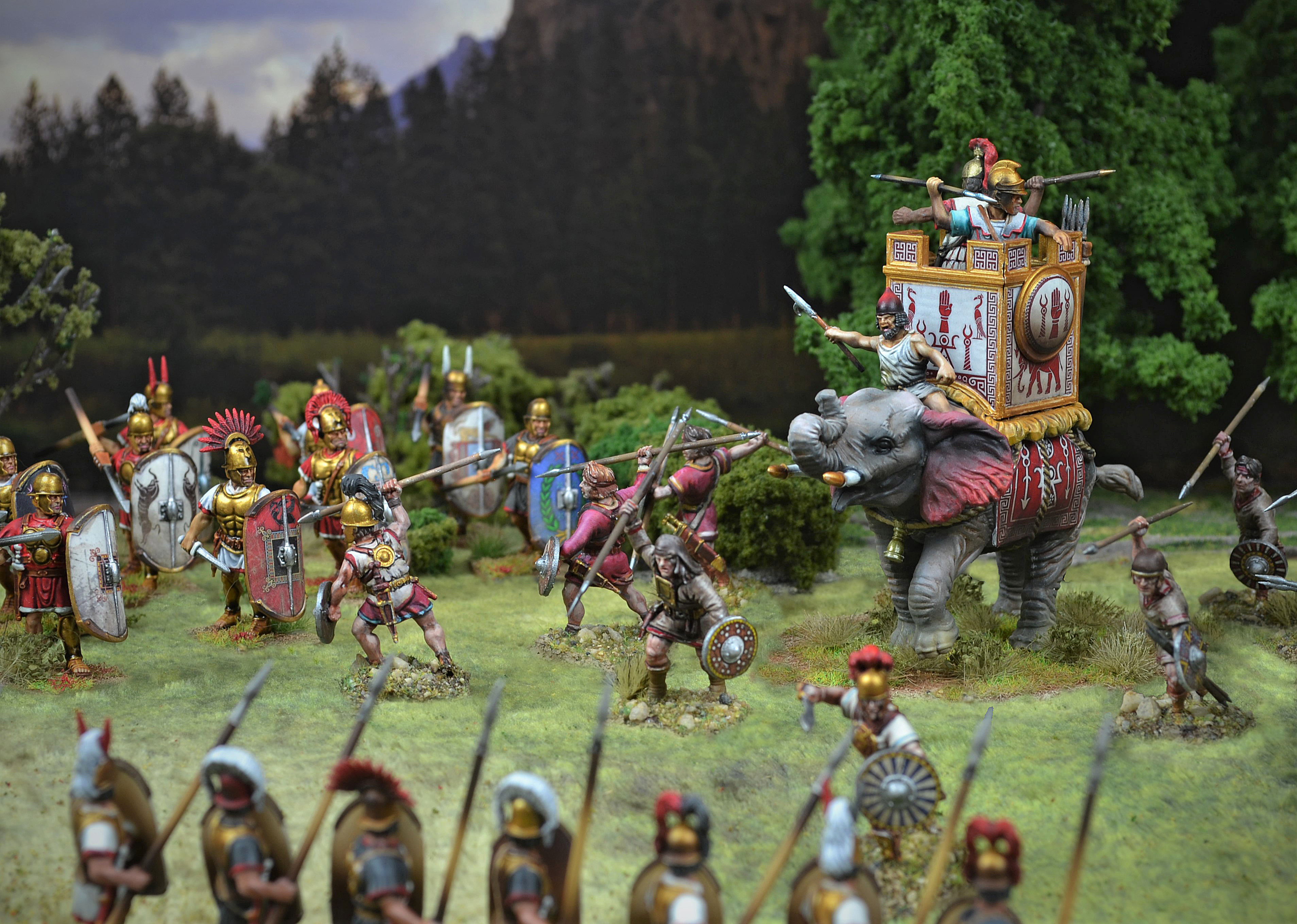 figures and extras Clash of Spears ancient skirmish rules 